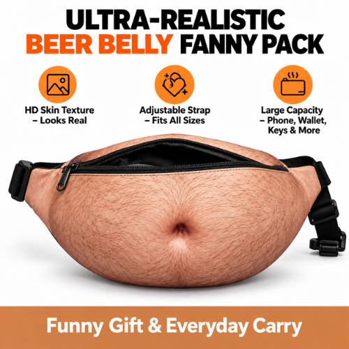 Realistic Beer Belly Bum Bag