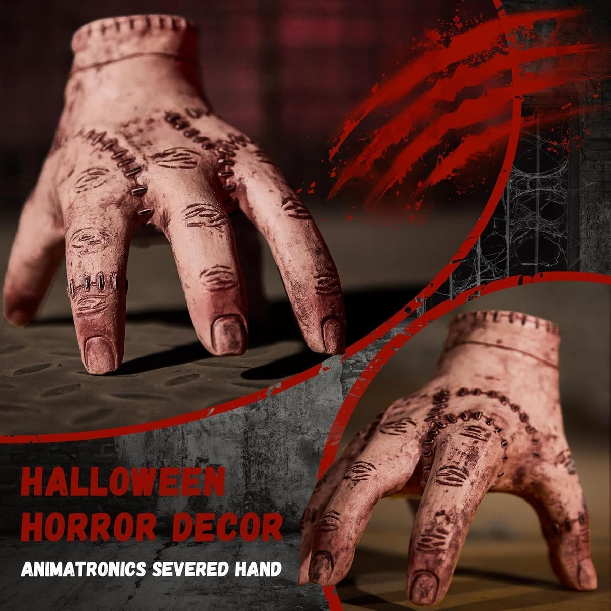 Crawling Zombie Hand - Creepy Sound and Motion