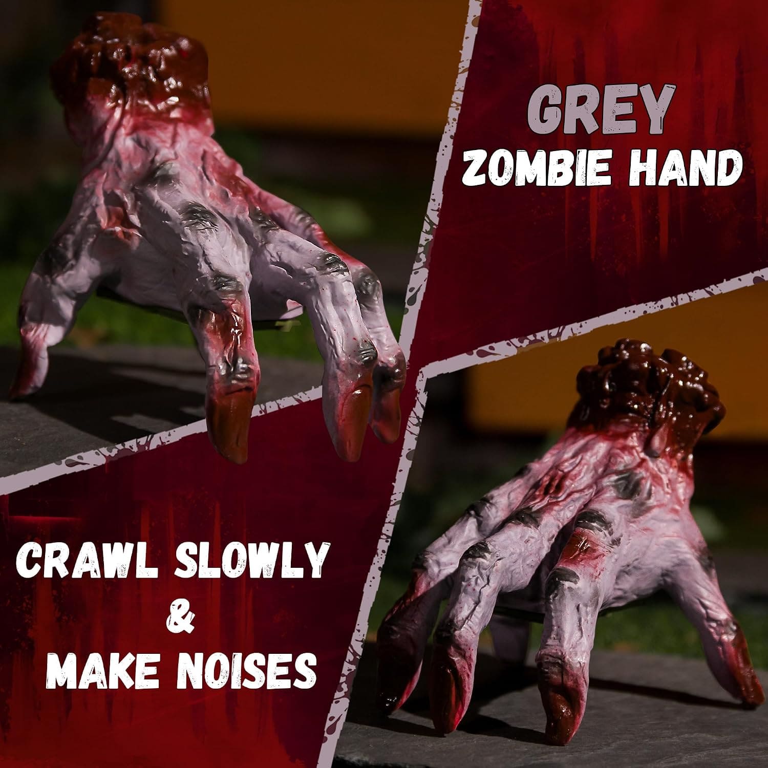Crawling Zombie Hand - Creepy Sound and Motion